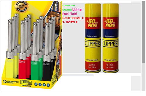 Clipper tube plus lighter - tube,